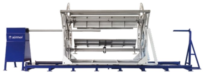 C518 Punching round foam Piercing Integrated in one Foam Drilling Machine set of Peeling machine