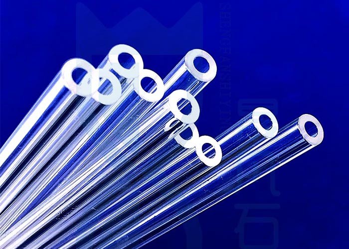 Capillary 10mm Diameter Color Clear Quartz Tube