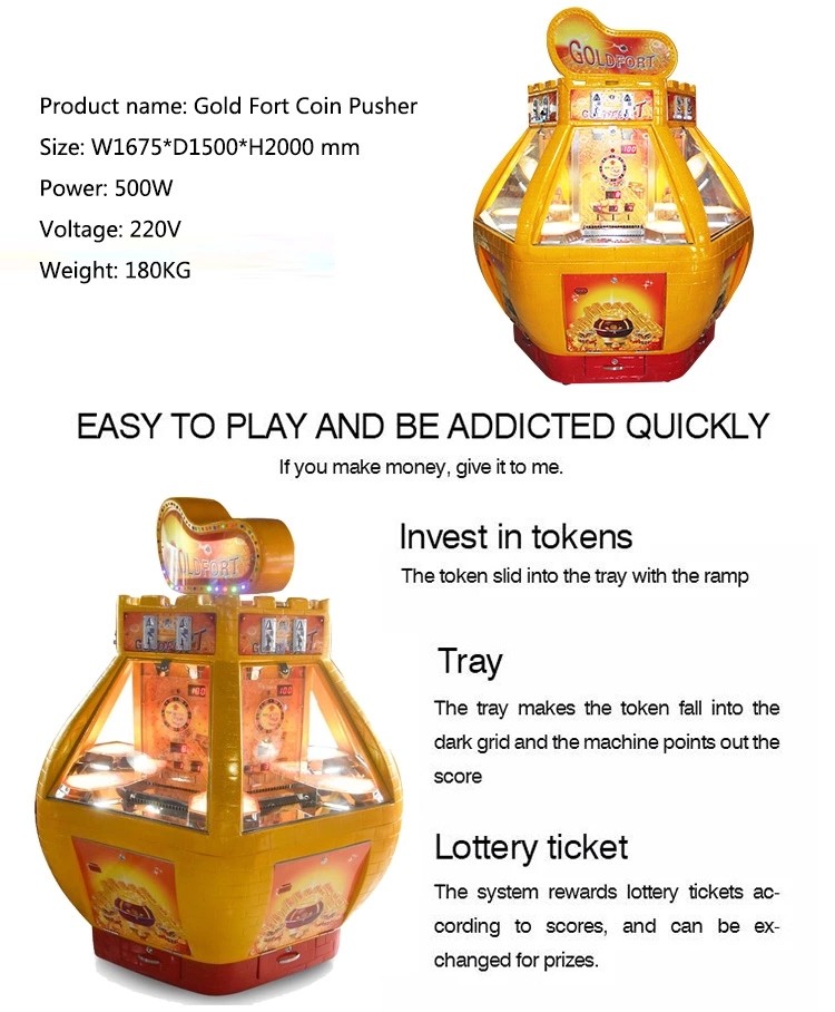 Casino Press Coin Vending Machine , Excavator Gift Tabletop Pinball Machine