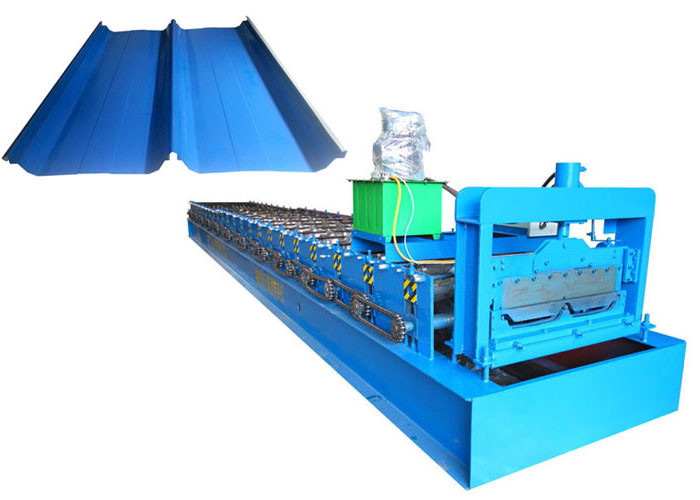 Self Locked Standing Seam Panel Machine , Strip Steel Standing Seam Roof Machine