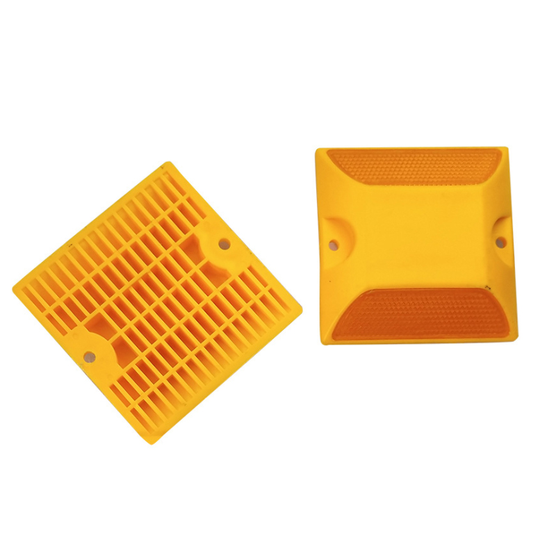 Double Side PMMA Reflectors Solar Road Stud for Roadway Safety and Traffic Management