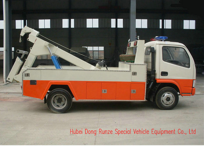DFAC 6 Ton Light Duty Integrated Wrecker Tow Truck Recovery Vehicle With 6 Wheels