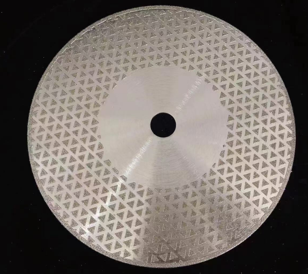 Double Sided Electroplated Diamond Cutting Disc For Marble Granite Quartz Grinding And Cutting