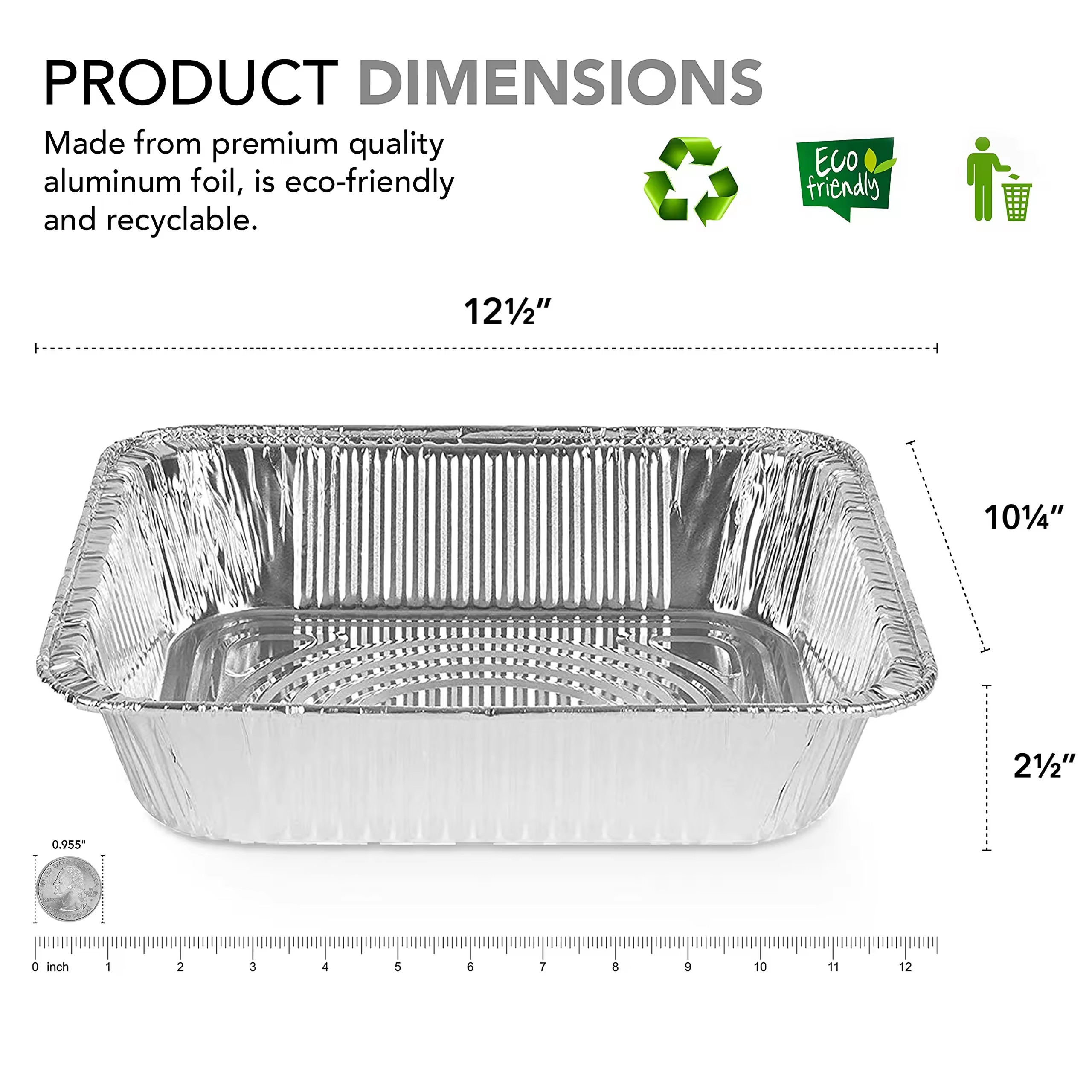 Disposable Pan Alu Foil Containers 800ml Disposable Baking Sheets