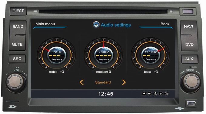 Ouchuangbo S100 Platform Car Radio Stereo GPS Navigation Hyundai Azera 2011 USB WIFI swc