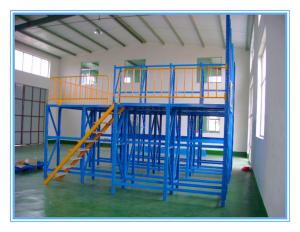 Buy cheap Multi-Level Mezzanine Warehouse Storage Iron Rack / Multi-layer Mezzanine Flooring product