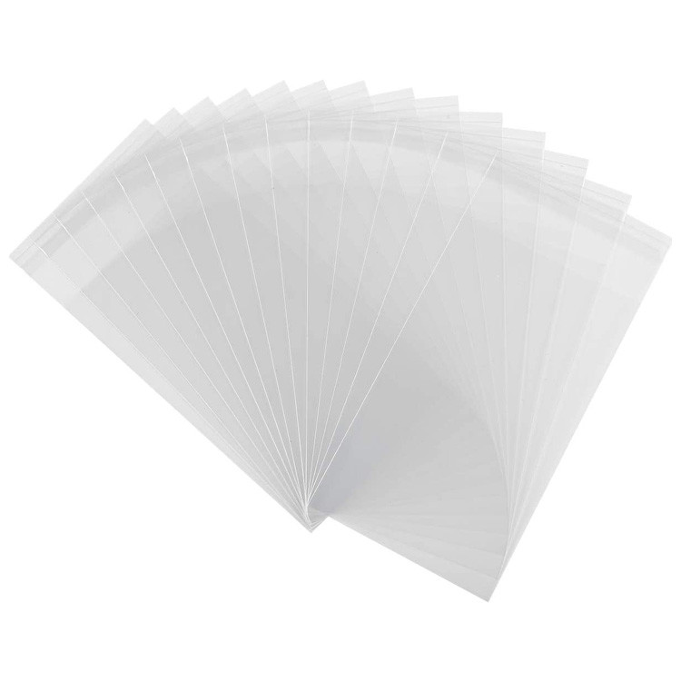 17-58 Micron 5" X 7" Opp / Bopp Poly Packaging Bag Resealable