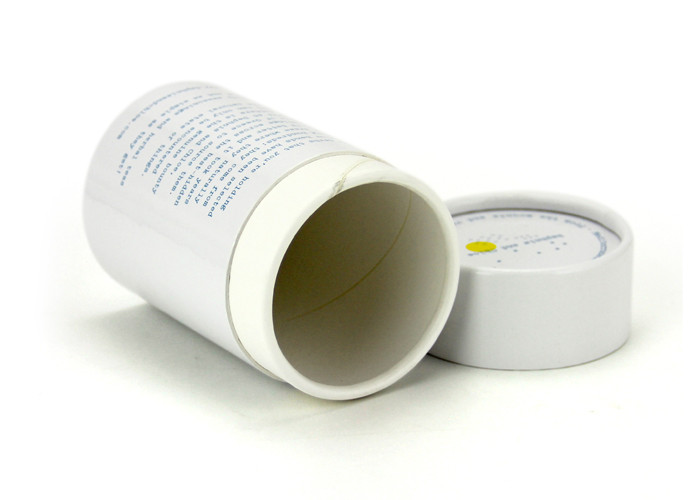 Eco Friendly Recycled Woodfree Printing Paper Tube Packaging Food Grade