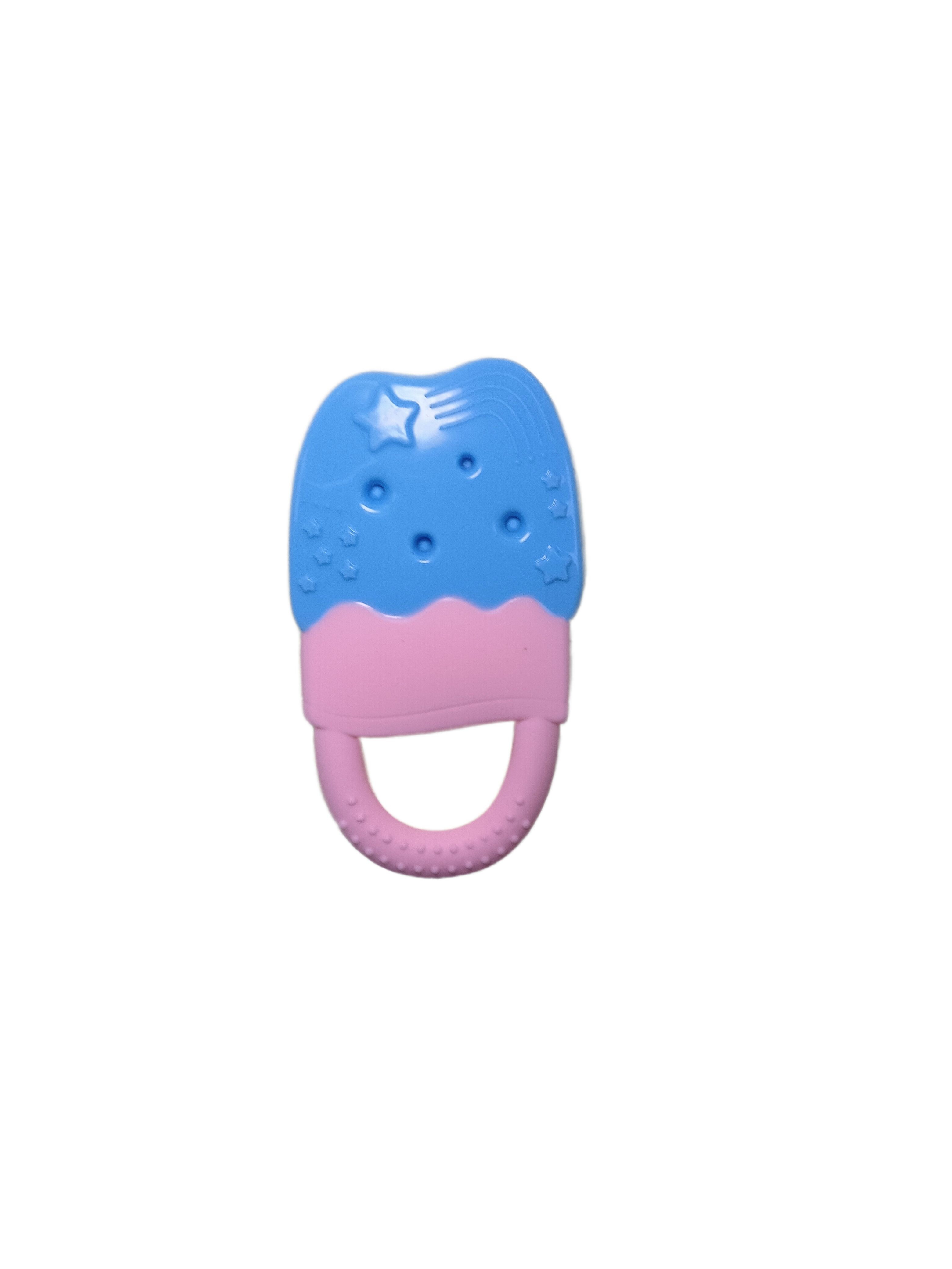 29g Silicone Baby Teether 9.3*5.3*0.9cm Yellow Color Fruit Animal Shape OEM Service