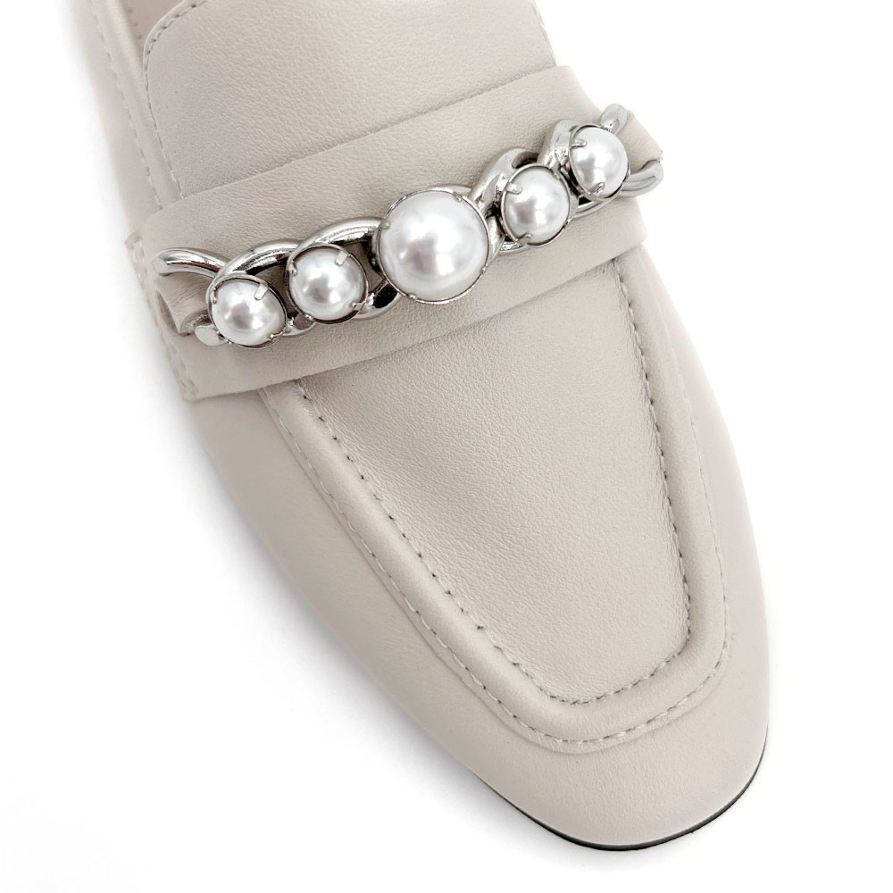 Slip On Flat Leather Loafers Womens With EVA Insole Leather Lining