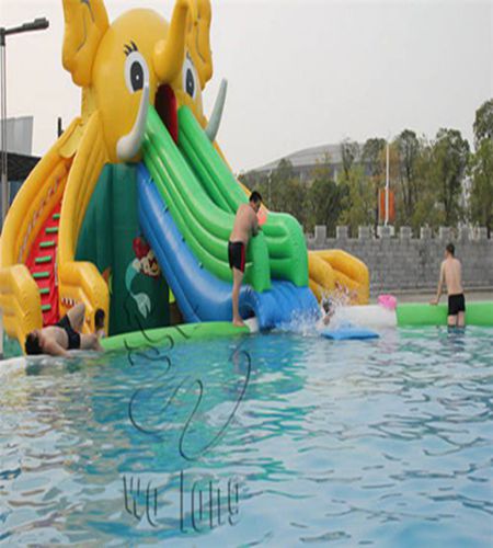 inflatable bounce slide, water park slides for sale, pool slide