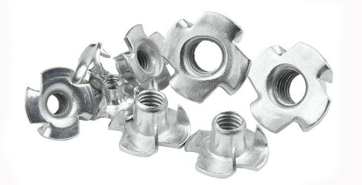 Pronged Tee Blind Furniture Tee Nut Stainless Steel Hardware Furniture Insrt Tee Nuts With Pronge