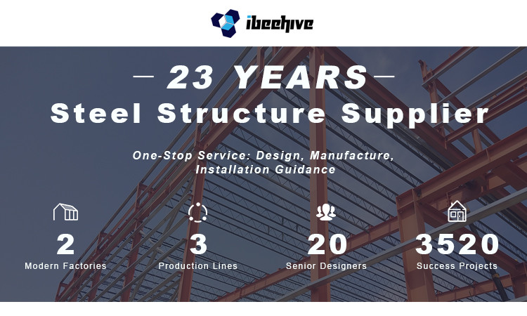 Pre Engineered Metal Building Steel Frame Structure System Steel Warehouse Painting