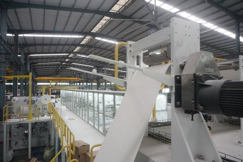 HAINA Full Servo 0.6Mpa 100T Adult Diaper Production Line