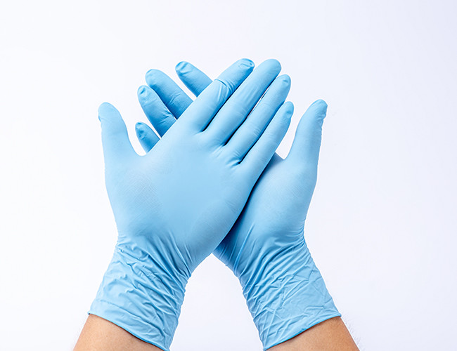 ASTM D5250 Medical Disposable Glove Nitrile Blend XXXL Powder Free