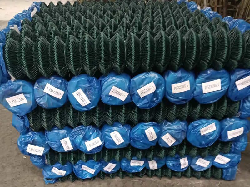 Various Good Quality 8 Foot Boundary Wall Pvc Coated Hot Dipped Industry Galvanized Chain Link Fence For Sale