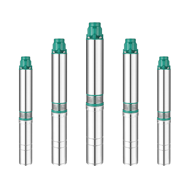1hp 2hp 3hp high quality high pressure three phase brushless dc submersible solar water pump for agriculture irrigation