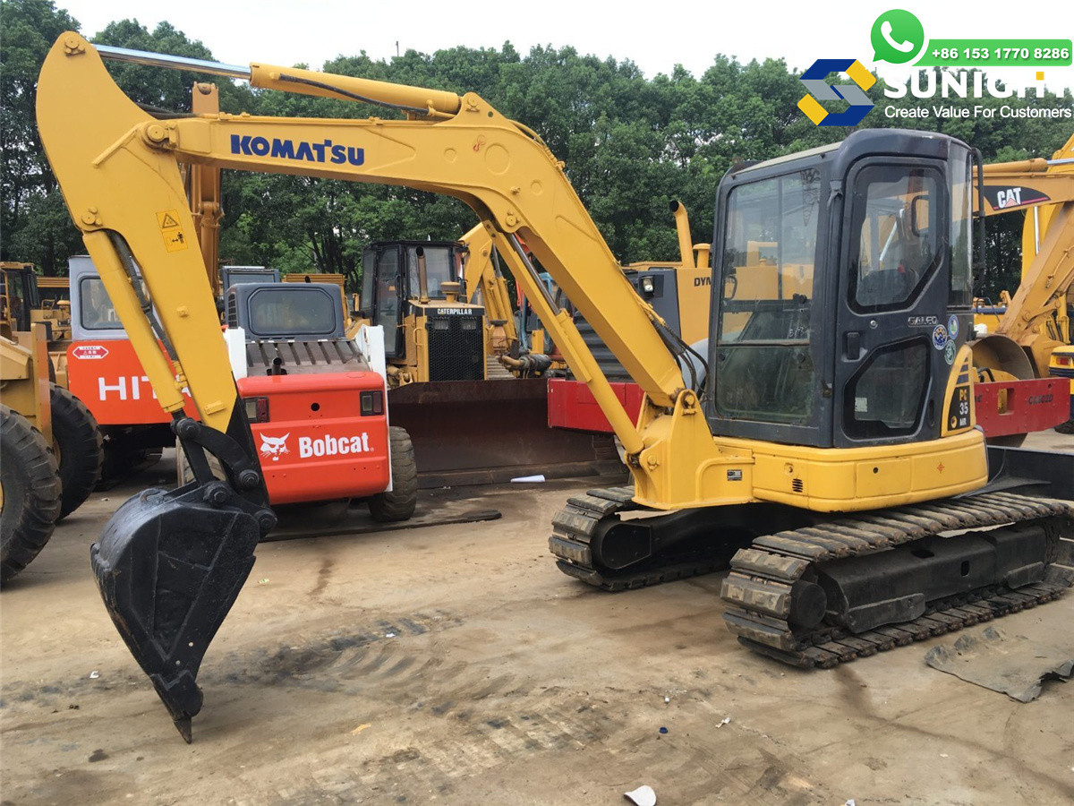 Hot Sale Used Komatsu PC35 PC35MR Diggers Japanese Original Crawler 3 Tons Second Hand Mini Excavators