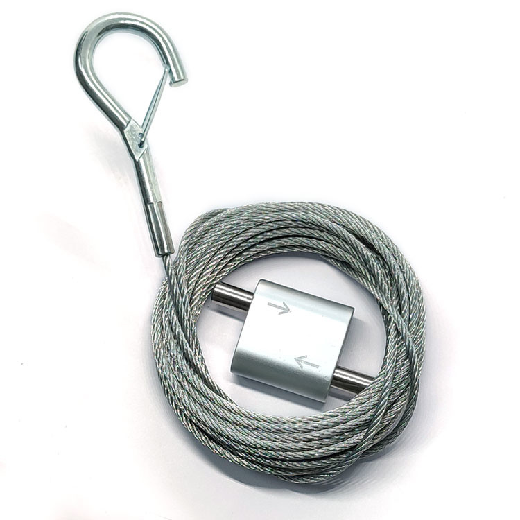 Adjustable Brass Wire Cable Looping Gripper 7x19 Two Way Self Gripping Loop