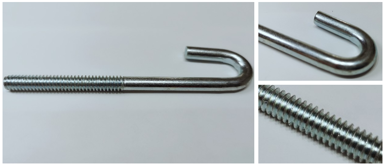 Roofing Metal Nuts And Bolts Carbon Steel Foundation Anchor Bolts M6-M48