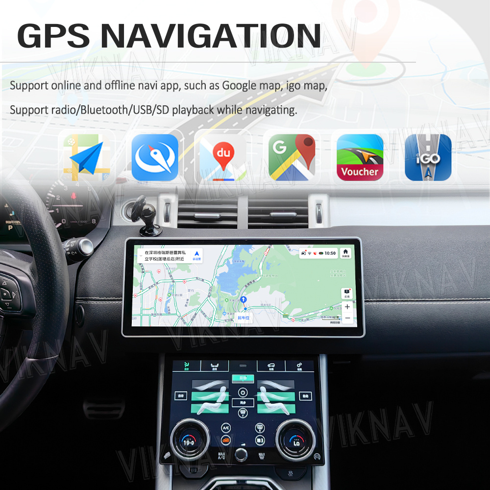 GPS Android Head Unit For Land Range Rover Vogue / Sport / Evoque 2013-2018