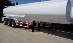 fuel tank truck trailer, crude oil tanker trailer with 3 axle for sale