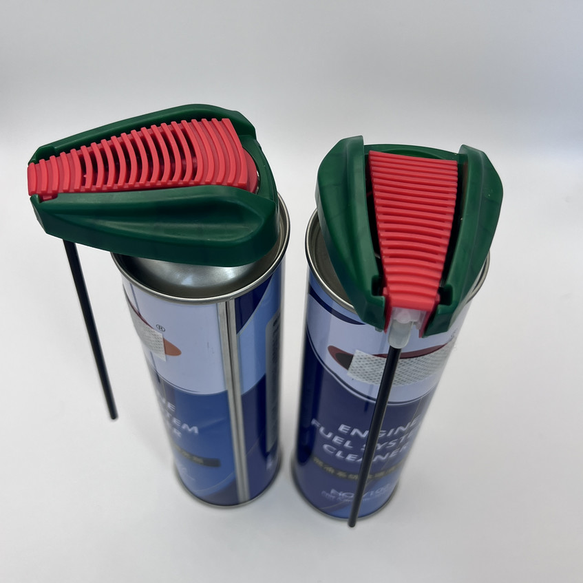 POM Rotary Aerosol Spray Nozzle with 1.0mm Dip Tube Inner Diameter 50.13mm Nozzle Width