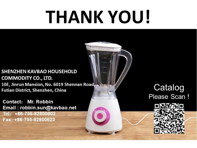 600W 1.5 L BL807 Plastic / Glass Jar Food Blender