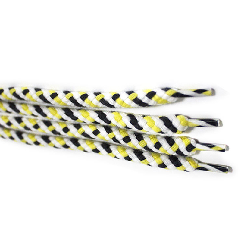 Personalized Shoe Laces 7mm Shoe Strings Round Sustainable Colored