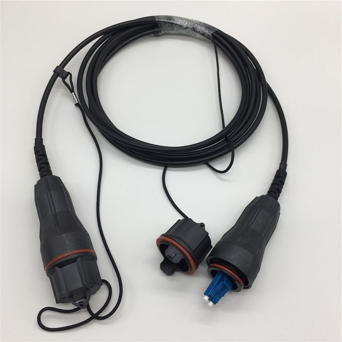 Ip67 LC Compatible Fullaxs Waterproof Fiber Optical Cable