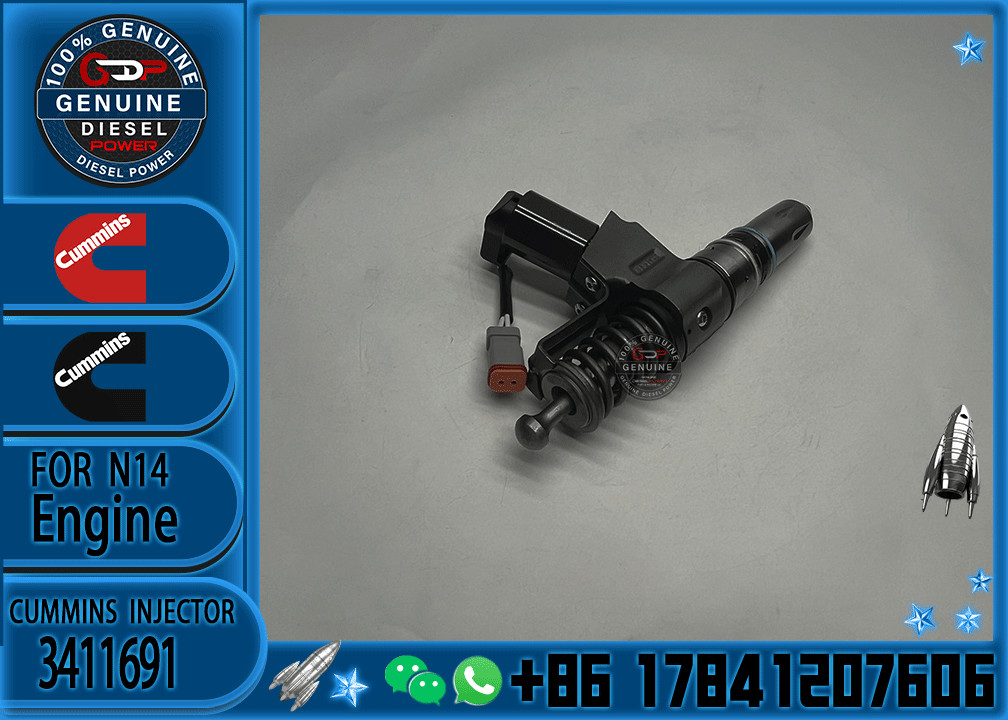 New High Quality Diesel Spare Parts Common Rail Fuel Injector 3411691 3411765 3087733 3095086 3411767 For CUMMINS QSN14