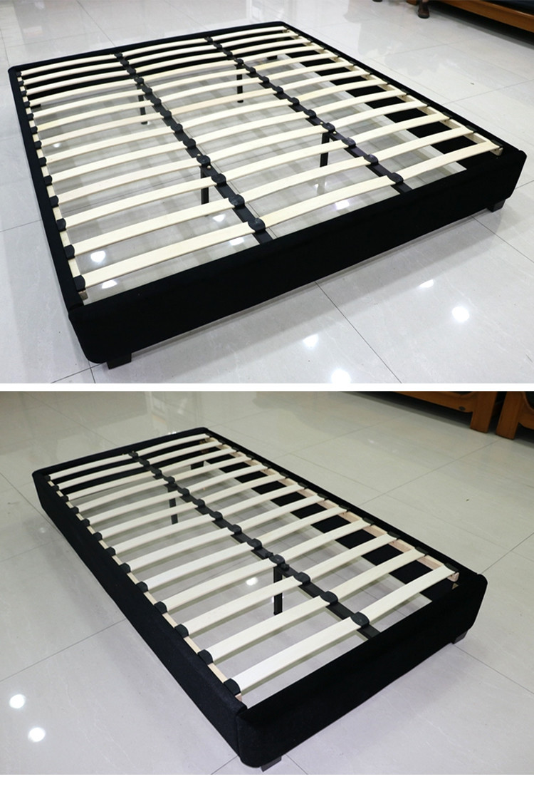 Apartment King Size Solid Wood Bed Base With Slat Customized Size