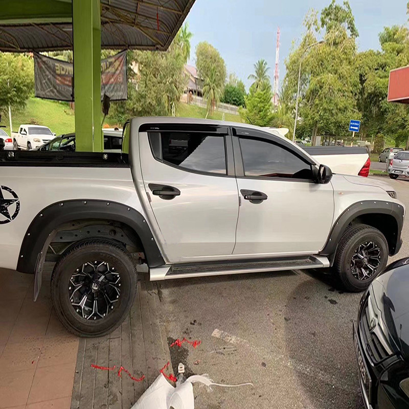 Durable 4x4 Abs Plastic Car Truck Fender Flares For Mitsubishi Triton L200 2019