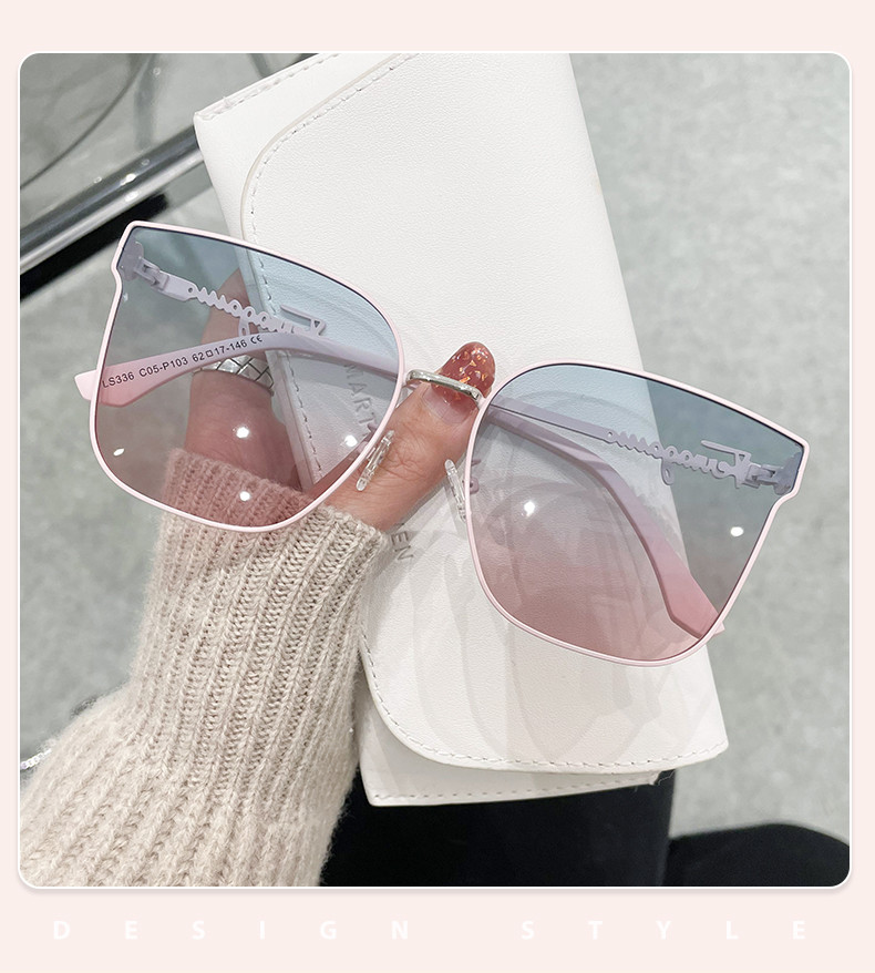 CE Women'S Metal Sunglasses Polarized Customized Logo TAC Lens