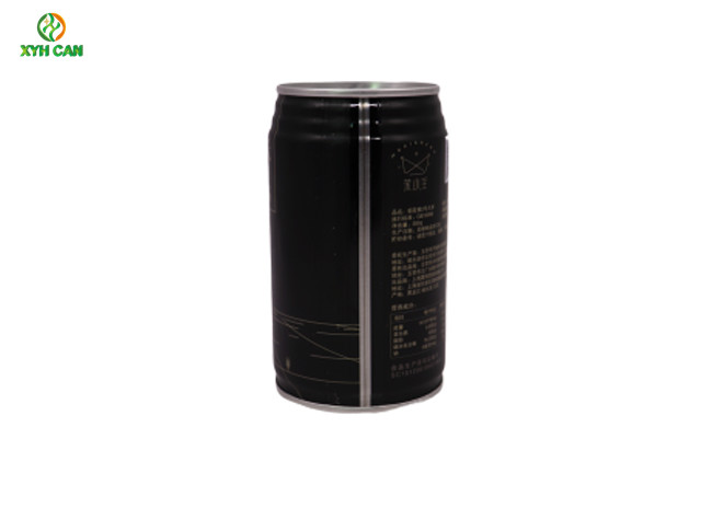 Beverage Tin Can Energy Health Beverage Round Tin Can with Lid Partial Openning Oem Service