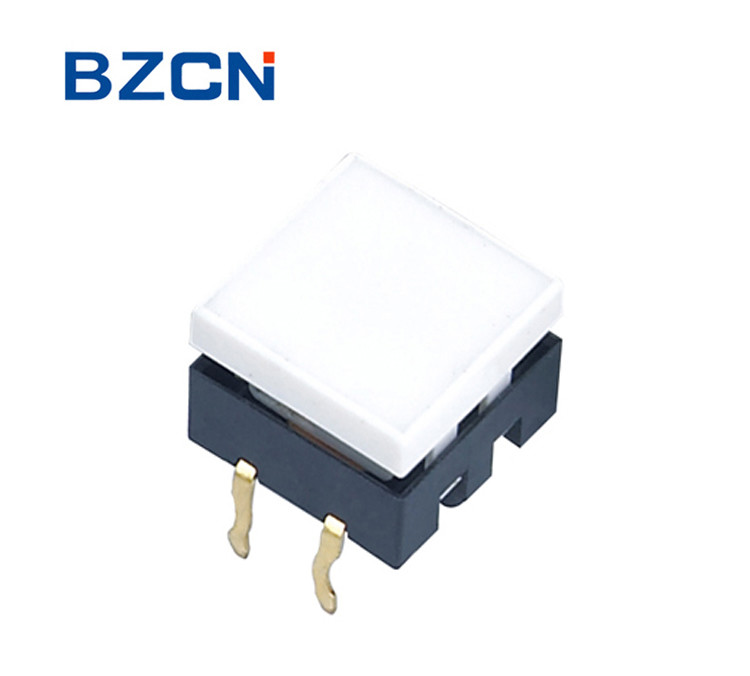 DIP Terminal Type Illuminated Tactile Switch Momentary Vertical Press Operation