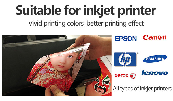 Thin Bright White Matte Coated Inkjet Paper A4 128g 210*297mm