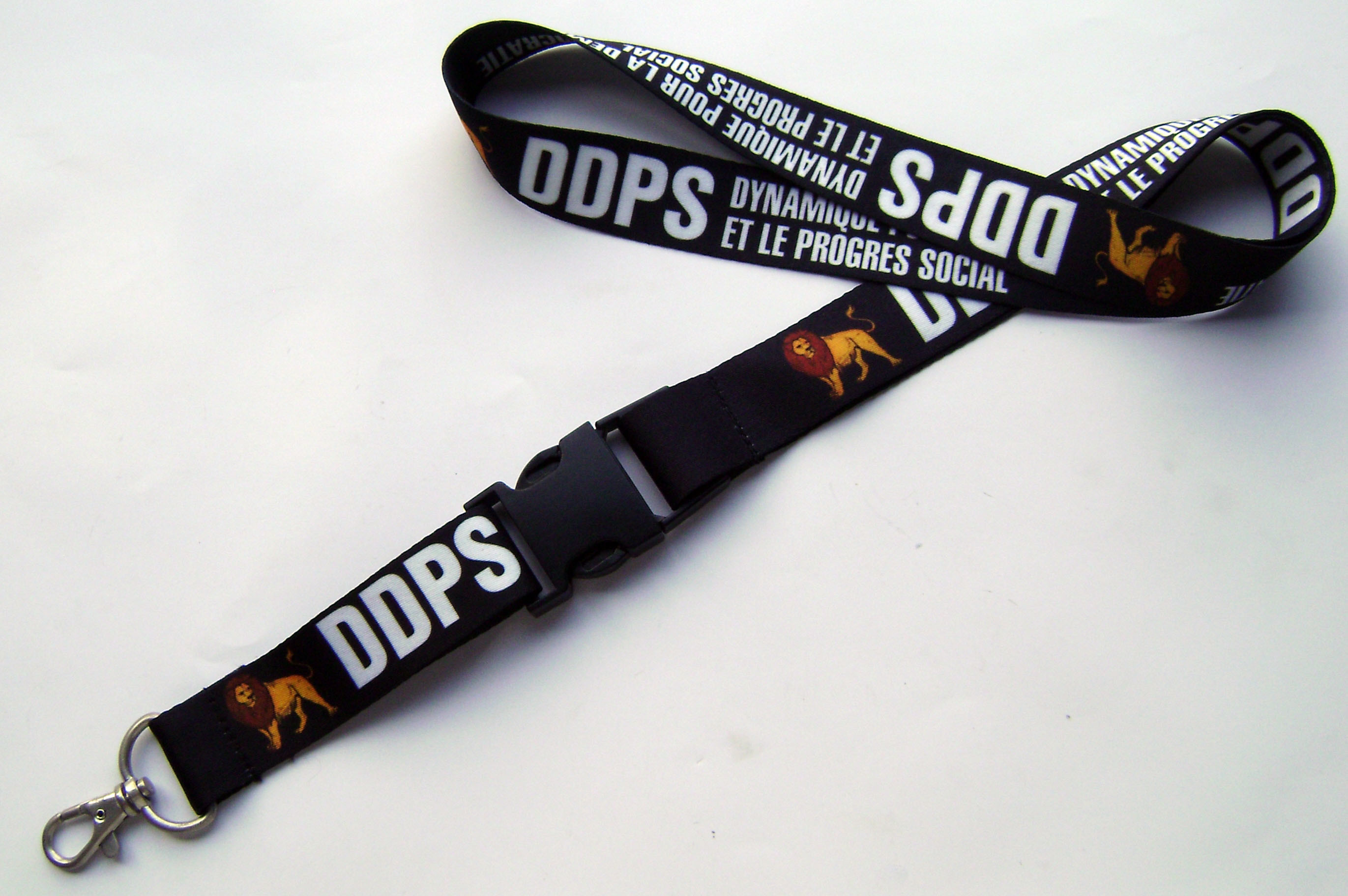Portable Full Colors Heat Transfer Dye Sublimation Lanyards For School Id