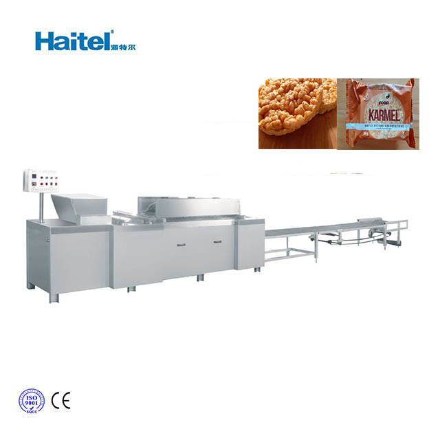 Puff Rice Candy Bar Making Machine 100kg/H 380v 4Kw Computer Control
