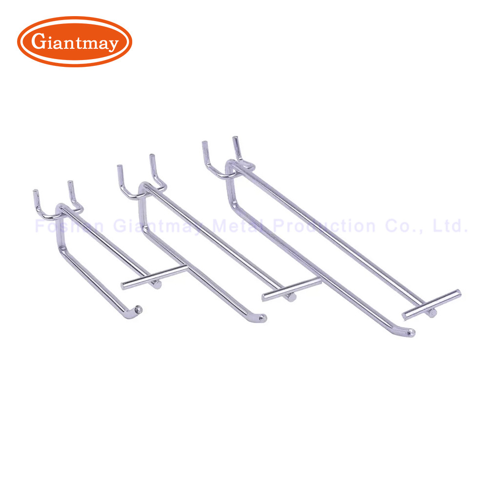 Shop Pegboard Display Hooks Metal Peg Double Hook With Price Tag