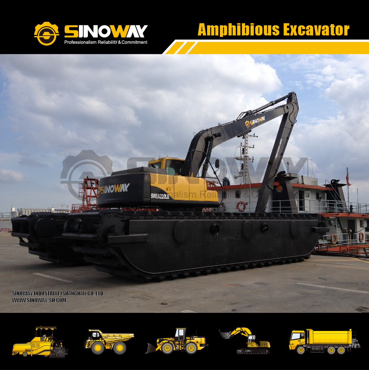15m Max Reach River Dredging Machine With Floating Pontoon And Dredging Pump
