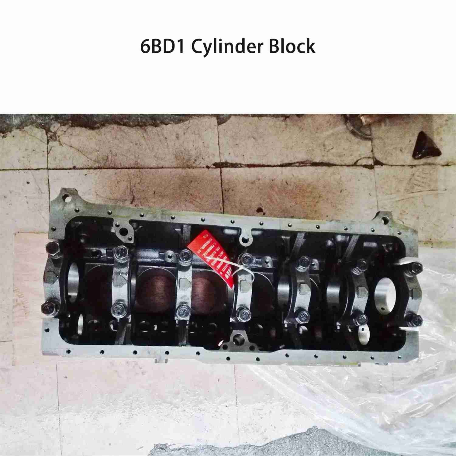 5.8L Displacement Isuzu 6BD1 Engine Cylinder Block 111210-4437 Replacement Parts