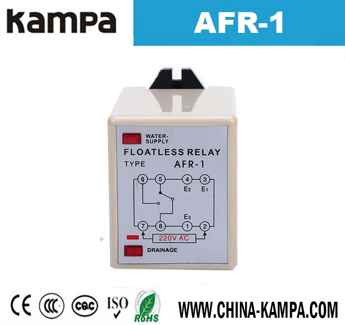 AFR-1 5A 8 Pin 250V AC Liquid Water Level Control Float less Relay Sensor Switch
