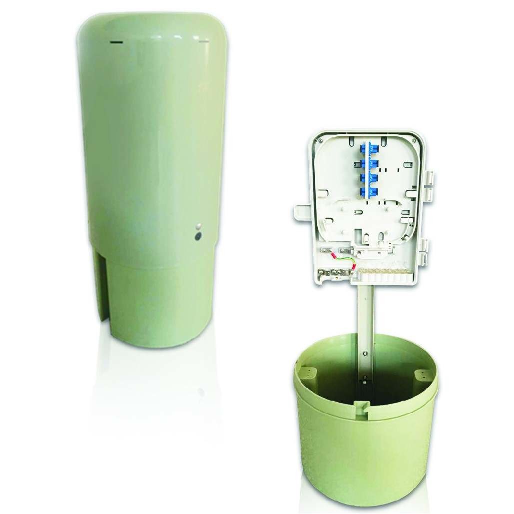 Plastic Fiber Pedestal Enclosures , Fiber Terminal Box Protection Pedestal