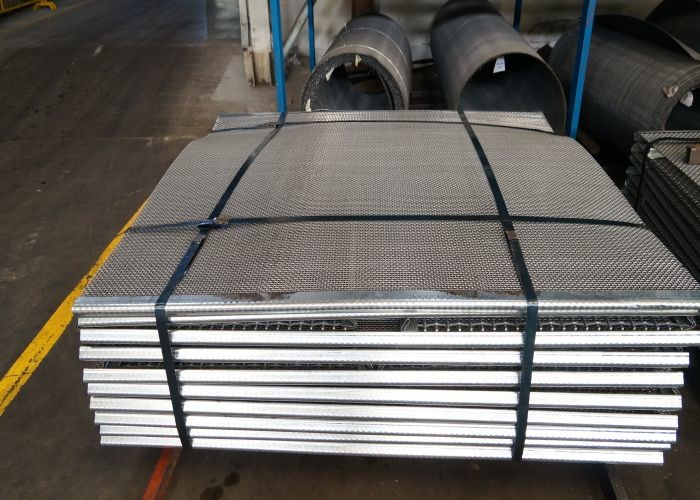 PU Polyurethane Vibrating Screen Wire Mesh Self - Cleaning ISO Certificate