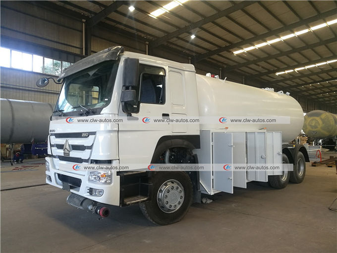 SINOTRUK HOWO 20m3 10ton LPG Bobtail Truck Cooking Gas Dispenser Tanker Truck