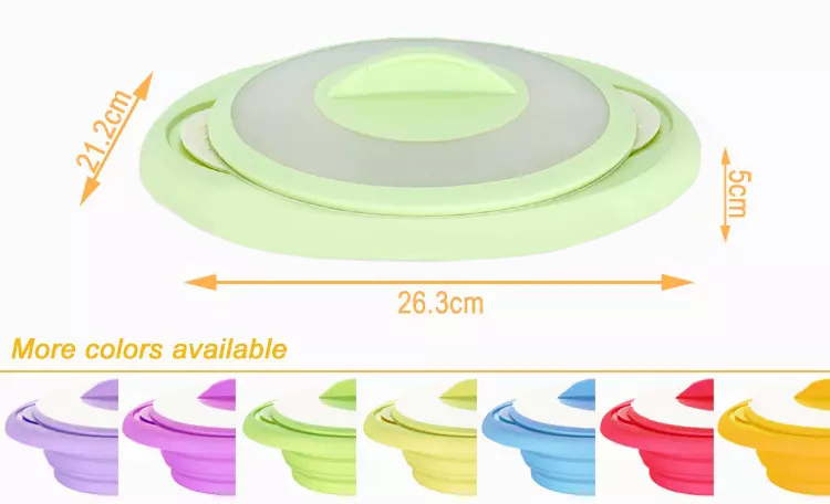 1600ml Multifunctional Collapsible Silicone Steamer Bowl
