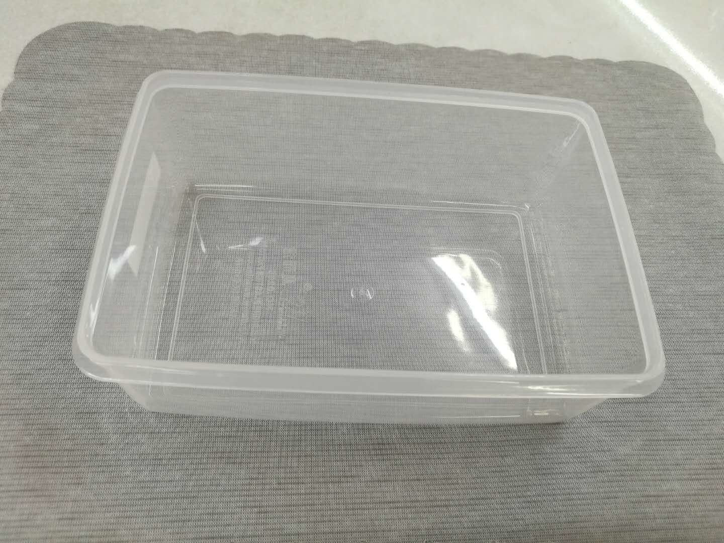 Clear Plastic Food Storage Box with Lid and Lock Capacity 0.9L to 12L Withstand Temperatures From -40°C to +80°C