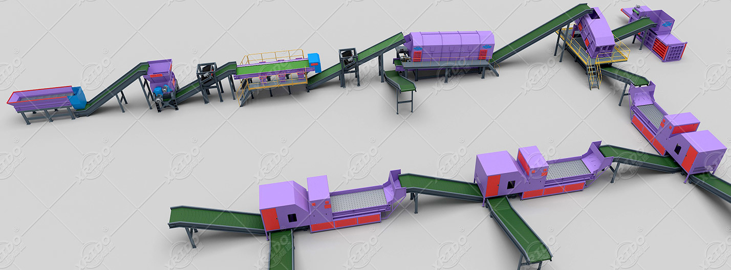 AI Color Waste Optical Sorter for Metal Cans and Plastic Bottles