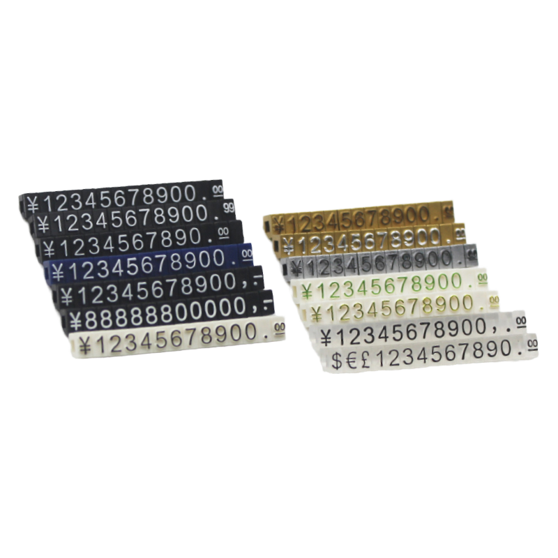 Adjustable Number Counter Stand Display Cubes for Jewelry Watches-Dollar Sign Tag